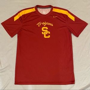 USC Trojans Nike Short Sleeve Crewneck Shirt Sz. L